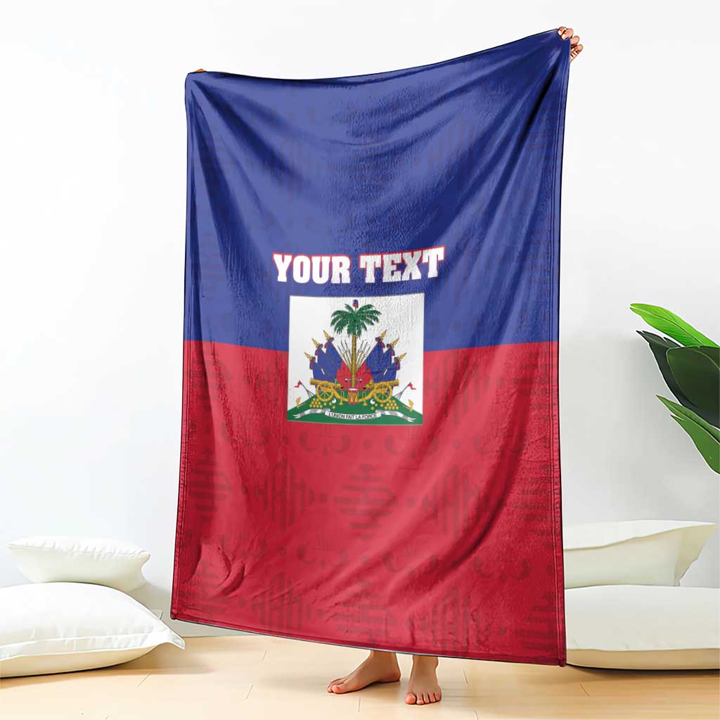Custom Haiti Football Blanket Les Grenadiers 2026 Back to the World Cup - Wonder Print Shop