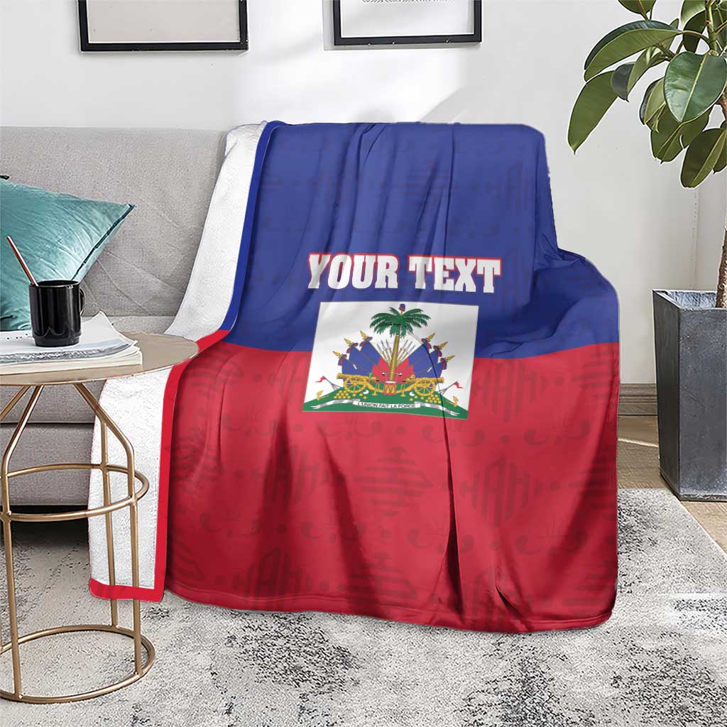 Custom Haiti Football Blanket Les Grenadiers 2026 Back to the World Cup - Wonder Print Shop