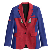 Custom Haiti Football Blazer Les Grenadiers 2026 Back to the World Cup - Wonder Print Shop