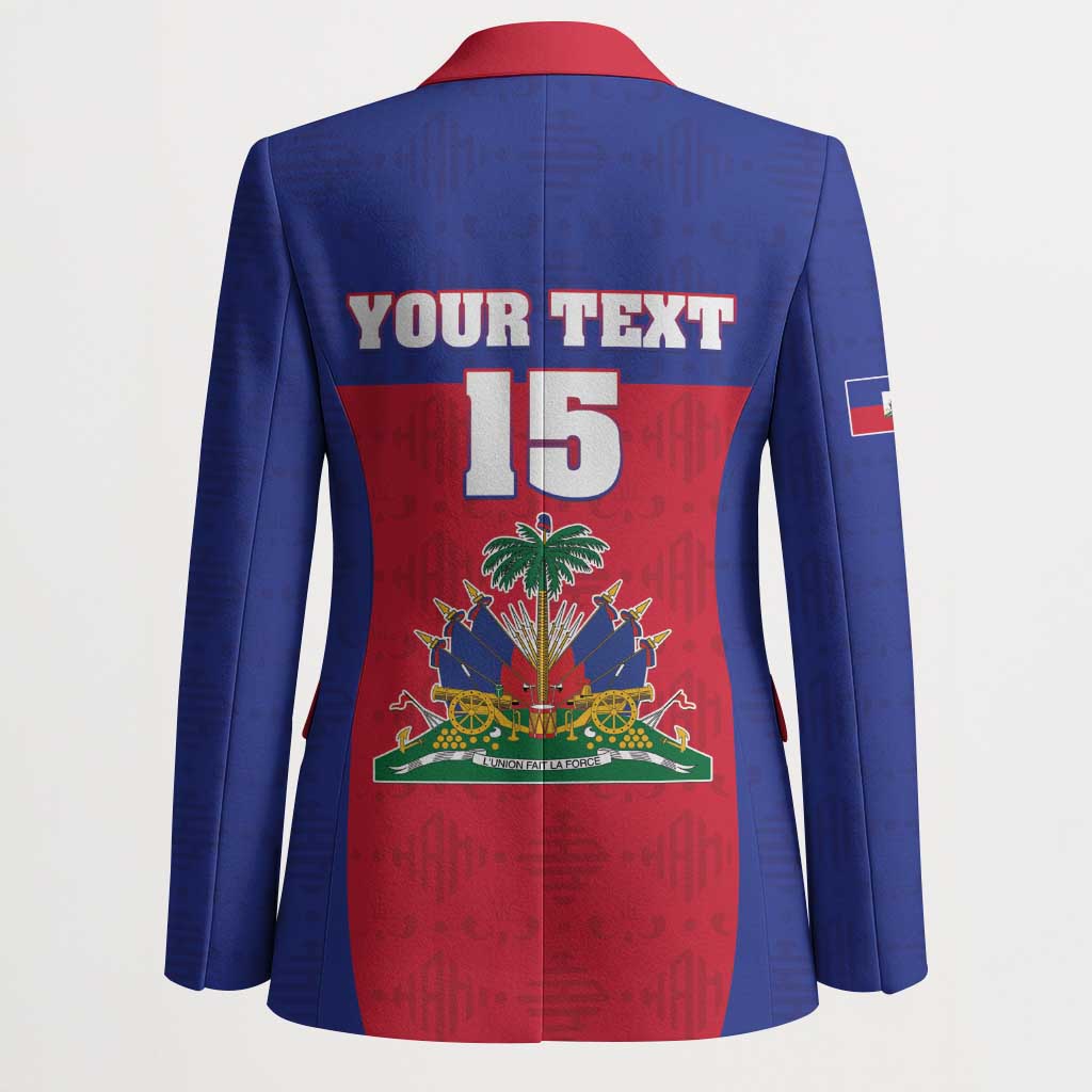 Custom Haiti Football Blazer Les Grenadiers 2026 Back to the World Cup - Wonder Print Shop