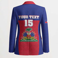 Custom Haiti Football Blazer Les Grenadiers 2026 Back to the World Cup - Wonder Print Shop