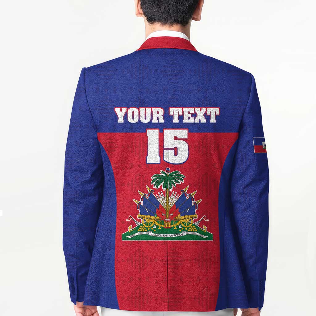 Custom Haiti Football Blazer Les Grenadiers 2026 Back to the World Cup - Wonder Print Shop