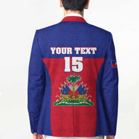 Custom Haiti Football Blazer Les Grenadiers 2026 Back to the World Cup - Wonder Print Shop