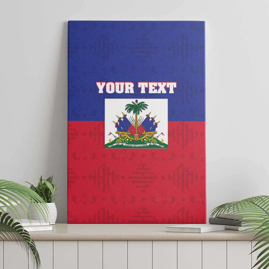 Custom Haiti Football Canvas Wall Art Les Grenadiers 2026 Back to the World Cup - Wonder Print Shop