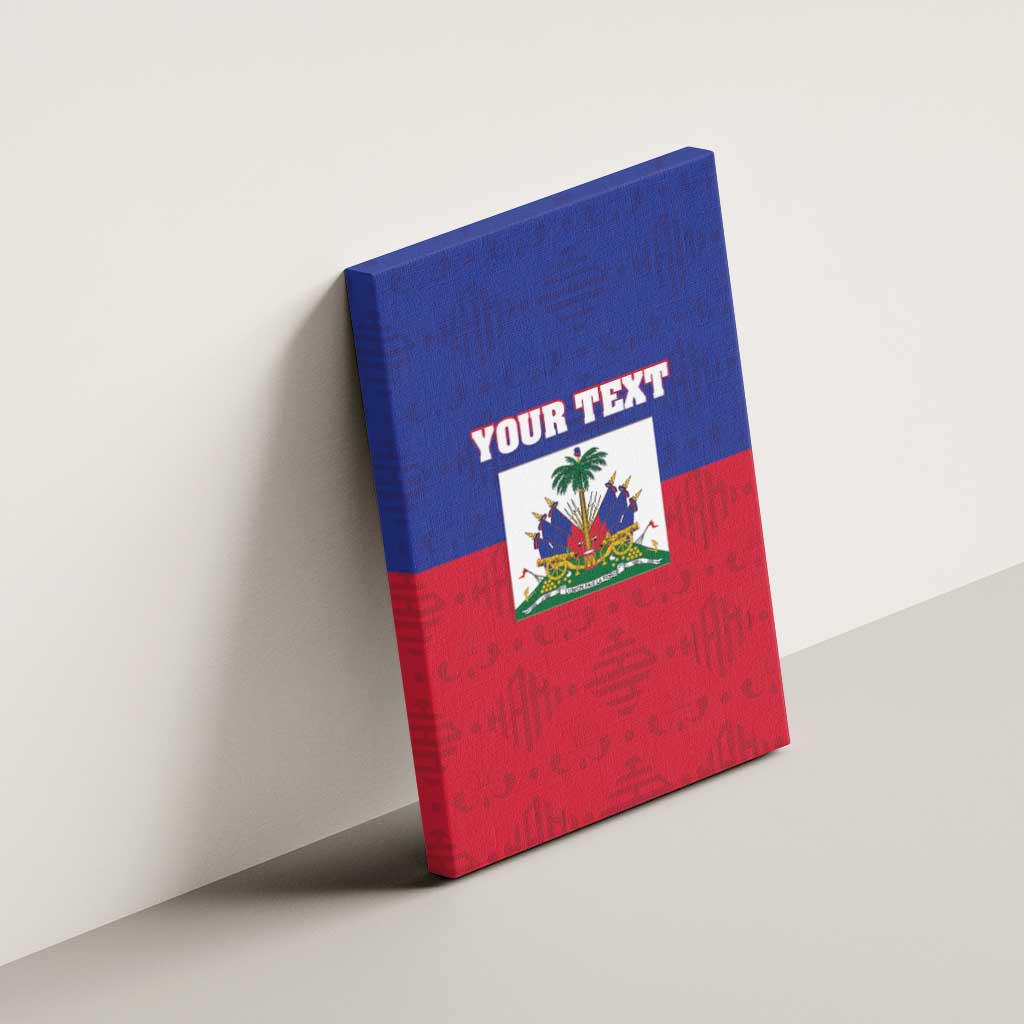 Custom Haiti Football Canvas Wall Art Les Grenadiers 2026 Back to the World Cup - Wonder Print Shop