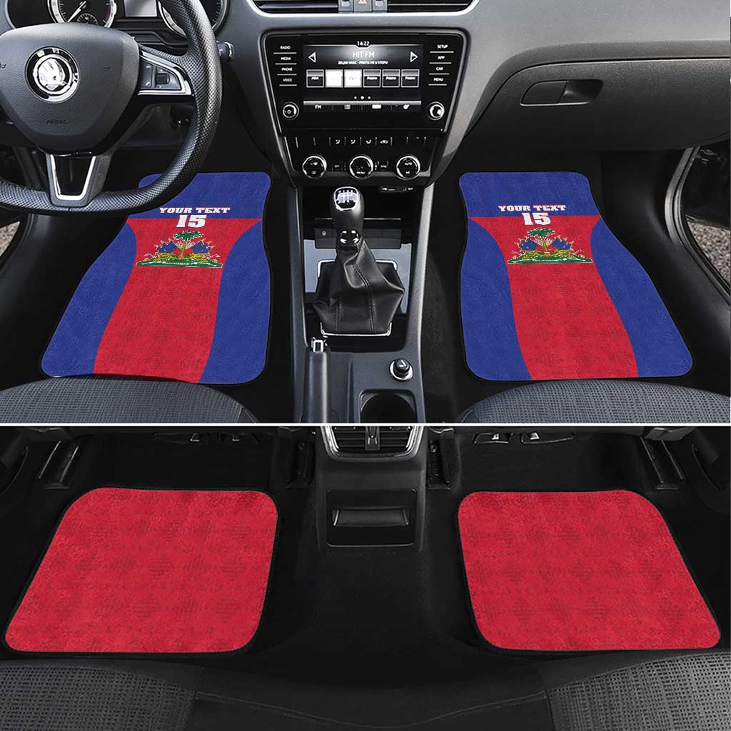 Custom Haiti Football Car Mats Les Grenadiers 2026 Back to the World Cup - Wonder Print Shop