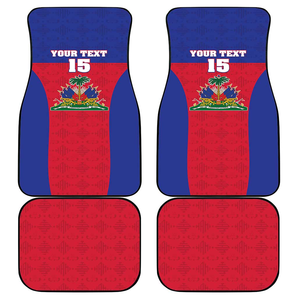 Custom Haiti Football Car Mats Les Grenadiers 2026 Back to the World Cup - Wonder Print Shop