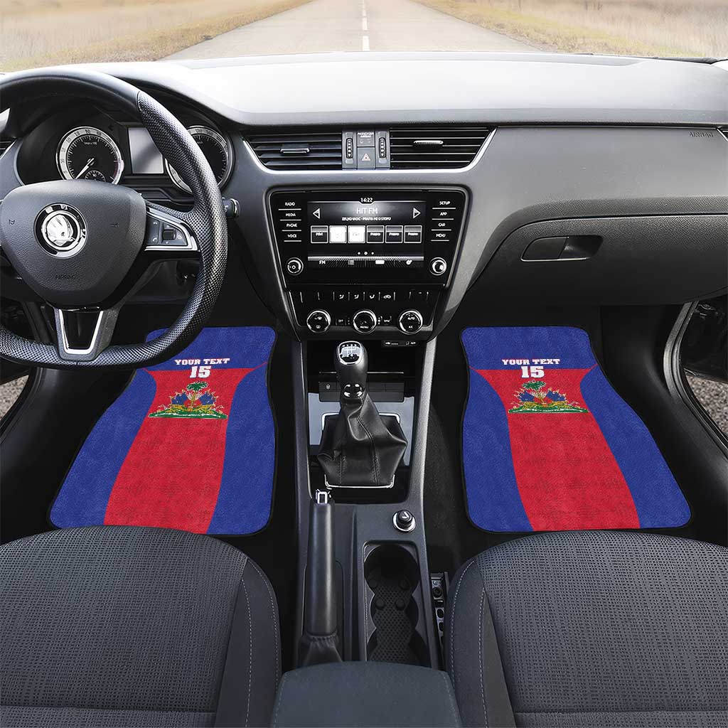 Custom Haiti Football Car Mats Les Grenadiers 2026 Back to the World Cup - Wonder Print Shop