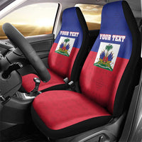 Custom Haiti Football Car Seat Cover Les Grenadiers 2026 Back to the World Cup - Wonder Print Shop