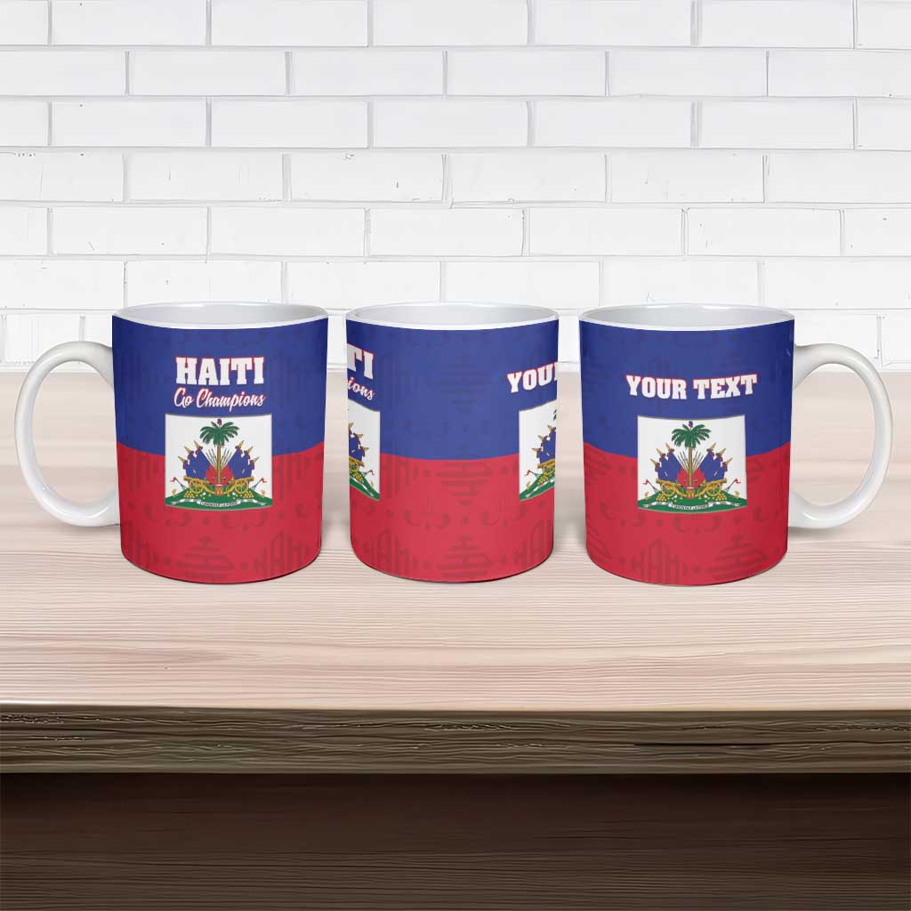 Custom Haiti Football Ceramic Mug Les Grenadiers 2026 Back to the World Cup - Wonder Print Shop