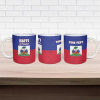 Custom Haiti Football Ceramic Mug Les Grenadiers 2026 Back to the World Cup - Wonder Print Shop