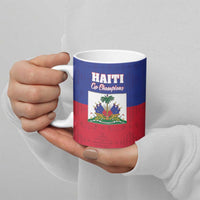 Custom Haiti Football Ceramic Mug Les Grenadiers 2026 Back to the World Cup - Wonder Print Shop