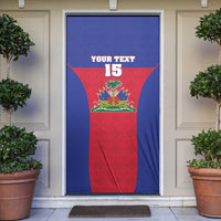 Custom Haiti Football Door Cover Les Grenadiers 2026 Back to the World Cup - Wonder Print Shop