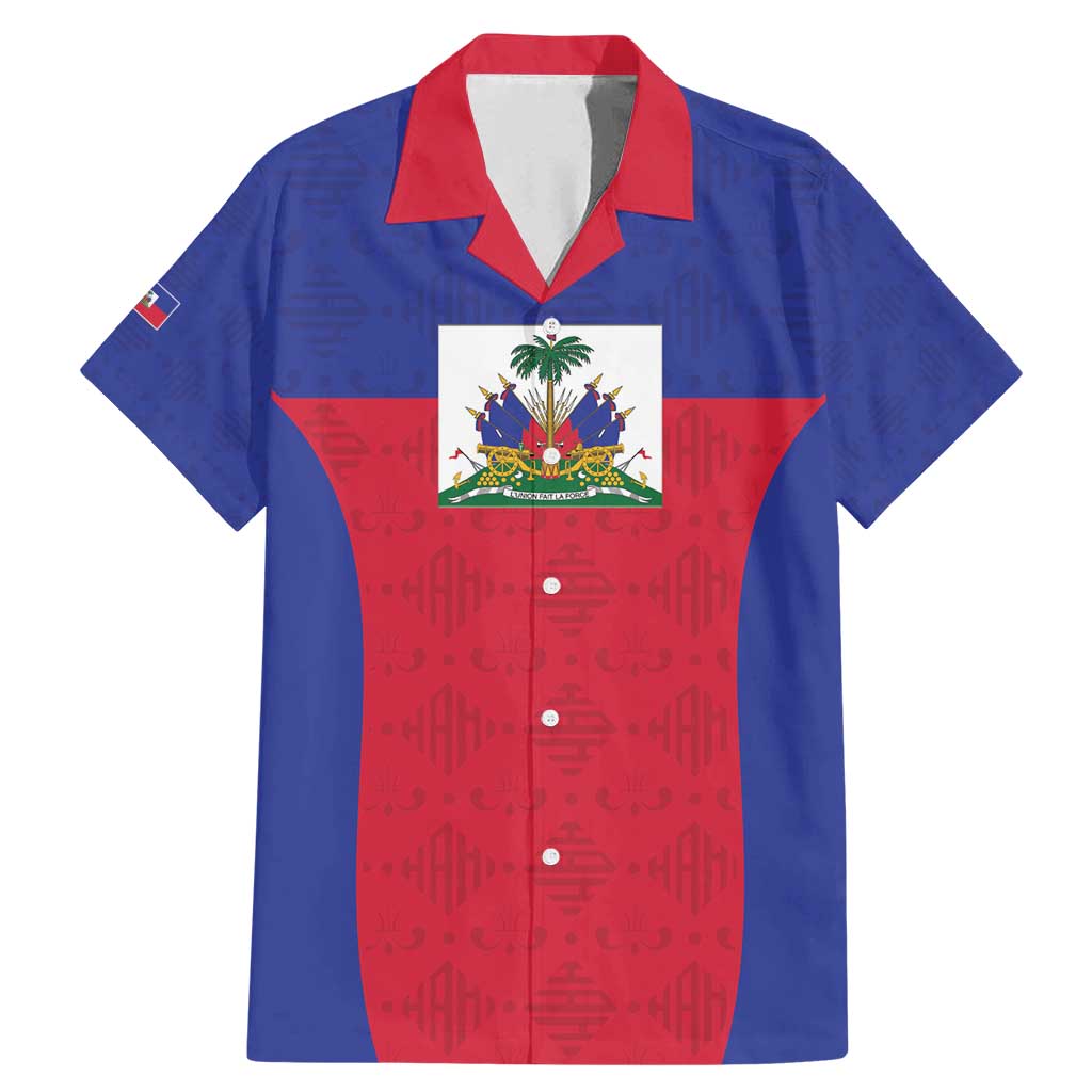 Custom Haiti Football Family Matching Mermaid Dress and Hawaiian Shirt Les Grenadiers 2026 Back to the World Cup - Wonder Print Shop