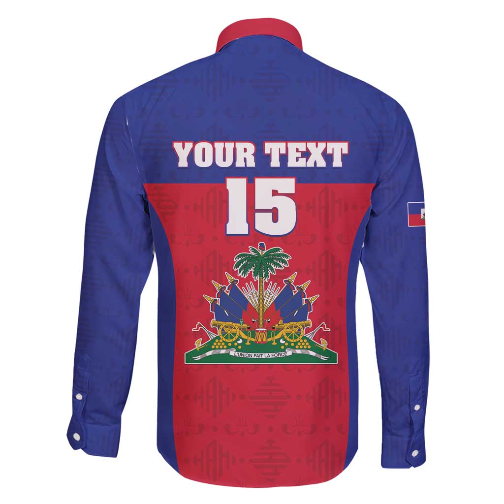 Custom Haiti Football Family Matching Short Sleeve Bodycon Dress and Hawaiian Shirt Les Grenadiers 2026 Back to the World Cup - Wonder Print Shop