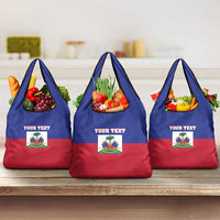 Custom Haiti Football Grocery Bag Les Grenadiers 2026 Back to the World Cup - Wonder Print Shop