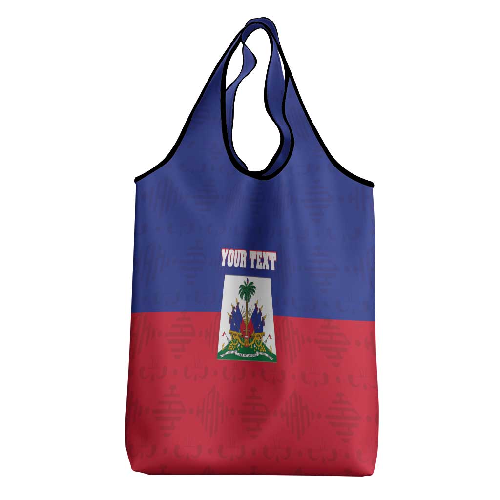 Custom Haiti Football Grocery Bag Les Grenadiers 2026 Back to the World Cup - Wonder Print Shop