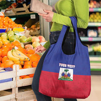 Custom Haiti Football Grocery Bag Les Grenadiers 2026 Back to the World Cup - Wonder Print Shop