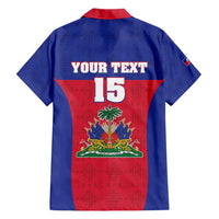Custom Haiti Football Hawaiian Shirt Les Grenadiers 2026 Back to the World Cup - Wonder Print Shop