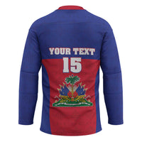 Custom Haiti Football Hockey Jersey Les Grenadiers 2026 Back to the World Cup - Wonder Print Shop