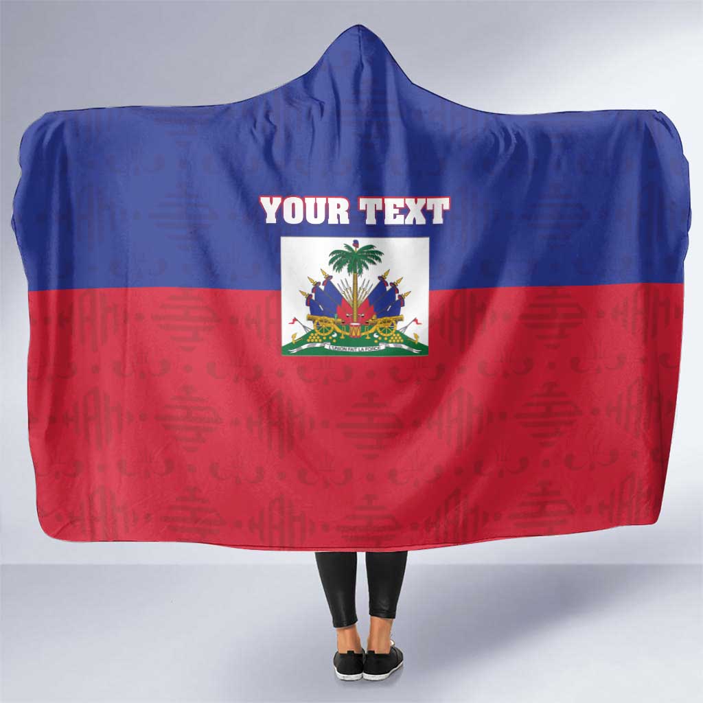 Custom Haiti Football Hooded Blanket Les Grenadiers 2026 Back to the World Cup - Wonder Print Shop