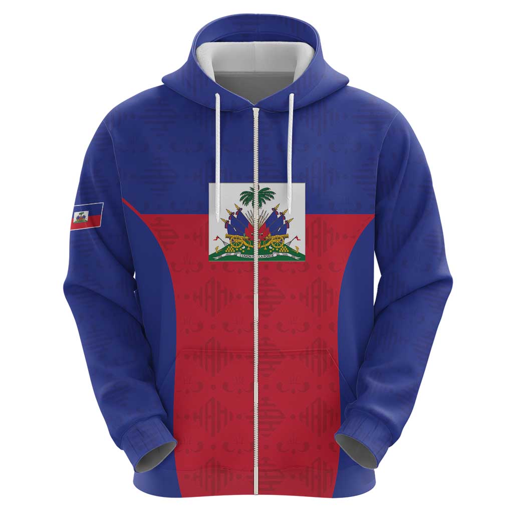 Custom Haiti Football Hoodie Les Grenadiers 2026 Back to the World Cup - Wonder Print Shop