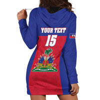 Custom Haiti Football Hoodie Dress Les Grenadiers 2026 Back to the World Cup - Wonder Print Shop