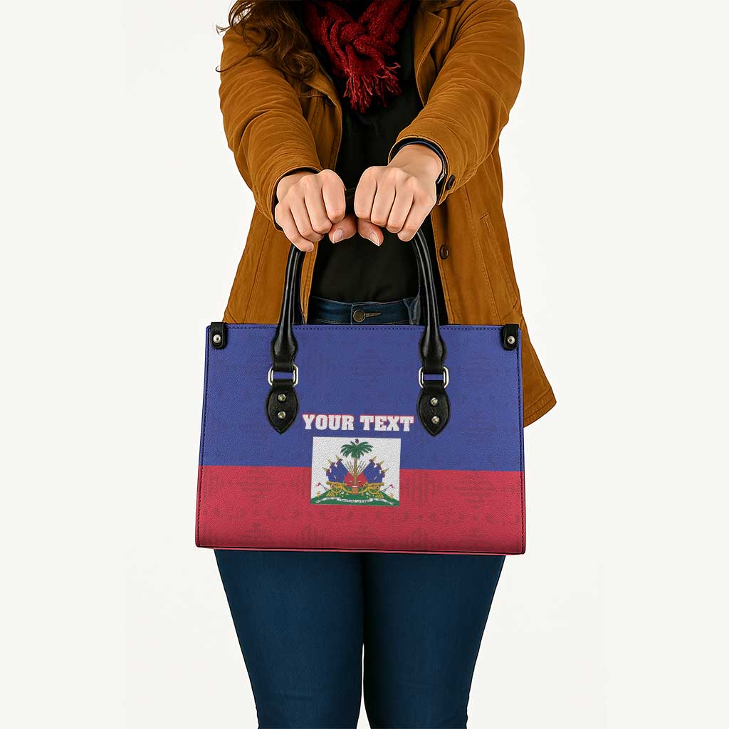 Custom Haiti Football Leather Bag Les Grenadiers 2026 Back to the World Cup - Wonder Print Shop