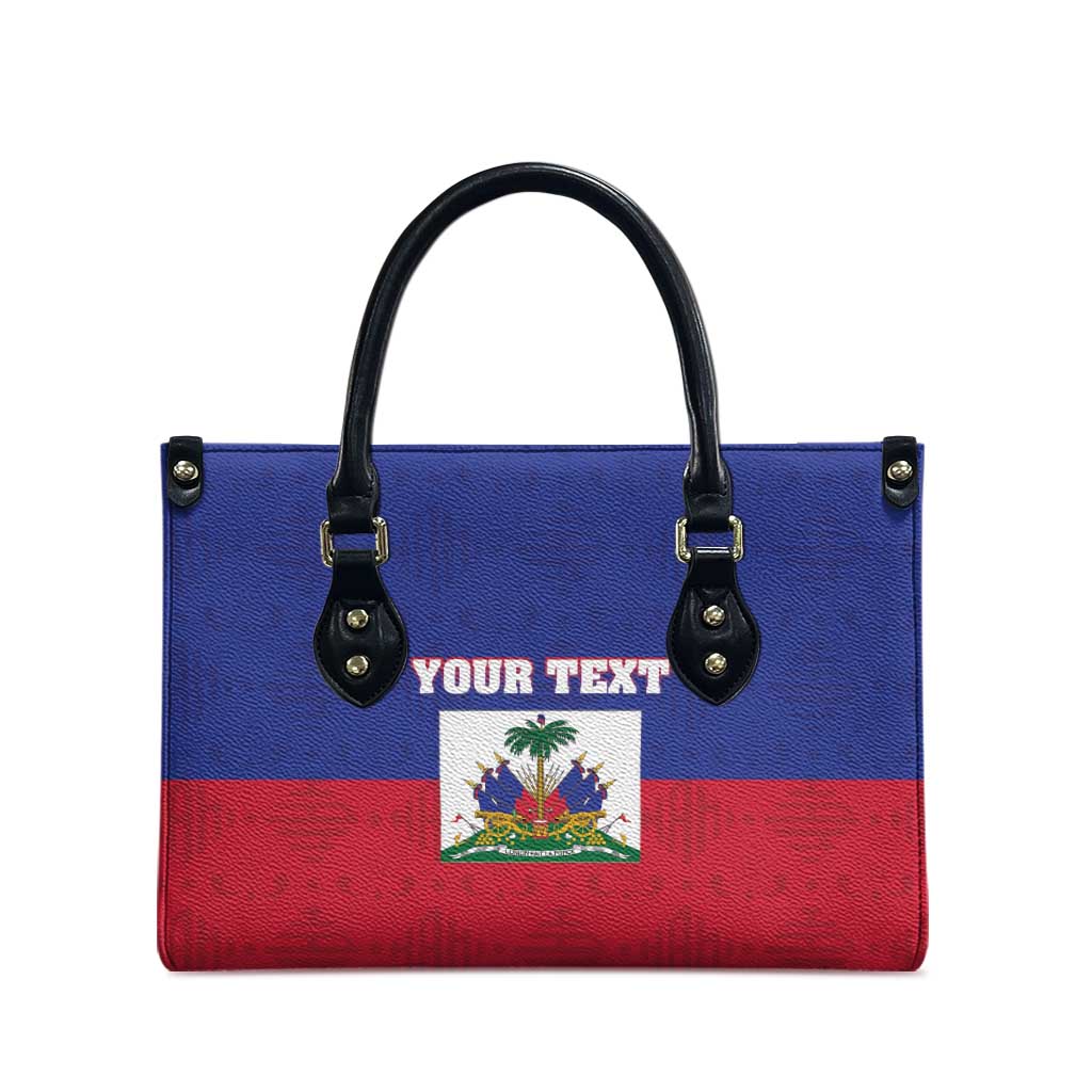 Custom Haiti Football Leather Bag Les Grenadiers 2026 Back to the World Cup - Wonder Print Shop