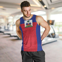 Custom Haiti Football Men Tank Top Les Grenadiers 2026 Back to the World Cup - Wonder Print Shop