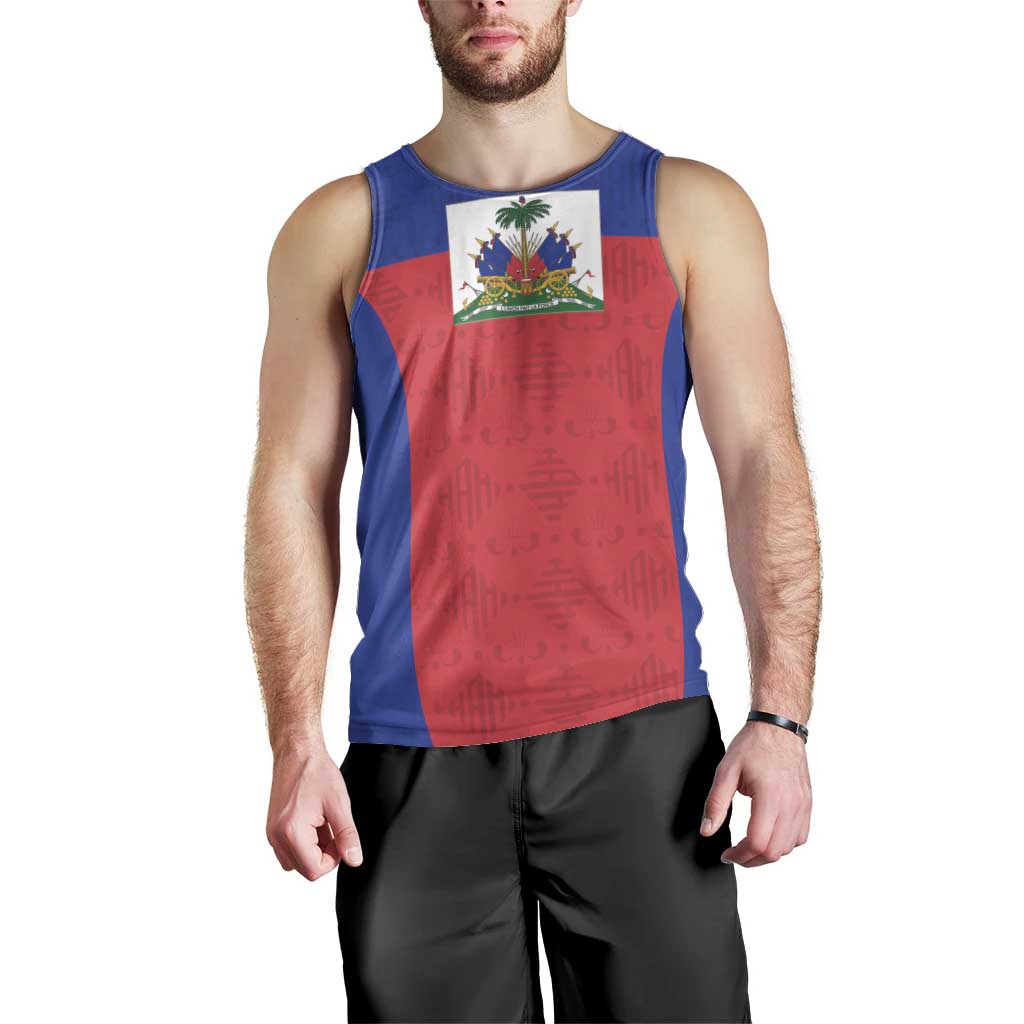 Custom Haiti Football Men Tank Top Les Grenadiers 2026 Back to the World Cup - Wonder Print Shop