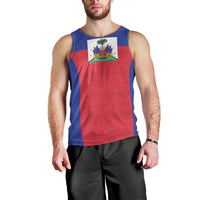 Custom Haiti Football Men Tank Top Les Grenadiers 2026 Back to the World Cup - Wonder Print Shop