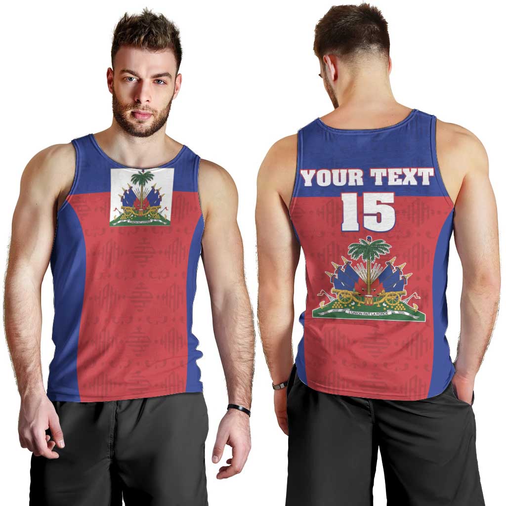 Custom Haiti Football Men Tank Top Les Grenadiers 2026 Back to the World Cup - Wonder Print Shop