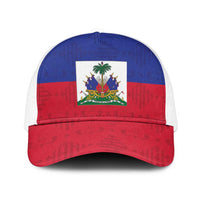 Haiti Football Mesh Trucker Cap Les Grenadiers 2026 - Back to the World Cup - Wonder Print Shop