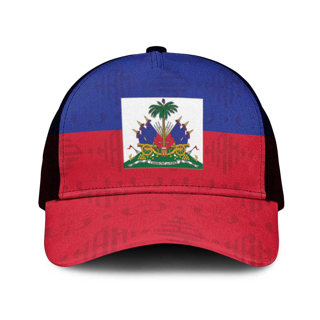 Haiti Football Mesh Trucker Cap Les Grenadiers 2026 - Back to the World Cup - Wonder Print Shop