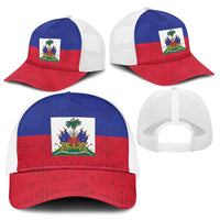 Haiti Football Mesh Trucker Cap Les Grenadiers 2026 - Back to the World Cup - Wonder Print Shop