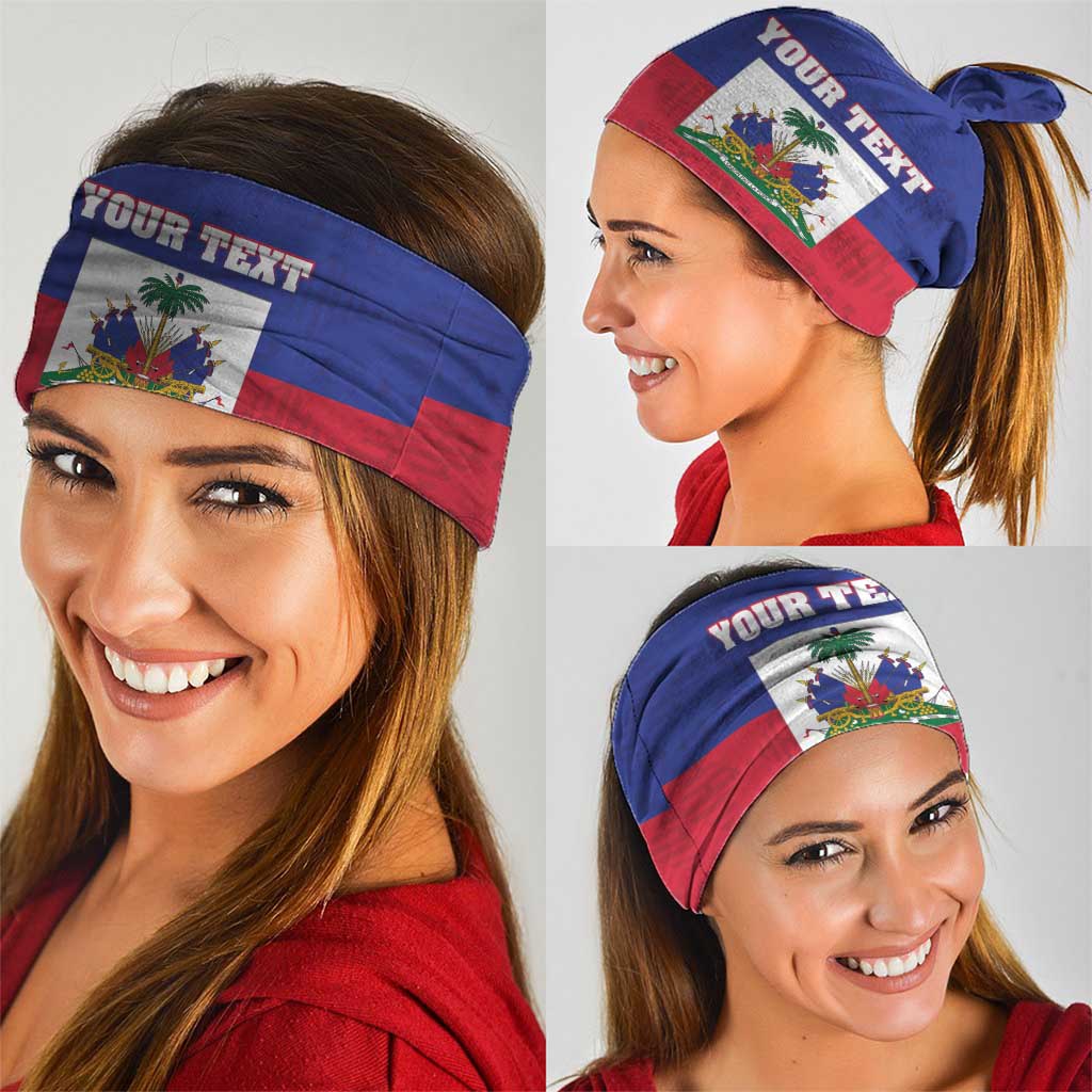 Custom Haiti Football Neck Gaiter Les Grenadiers 2026 Back to the World Cup - Wonder Print Shop