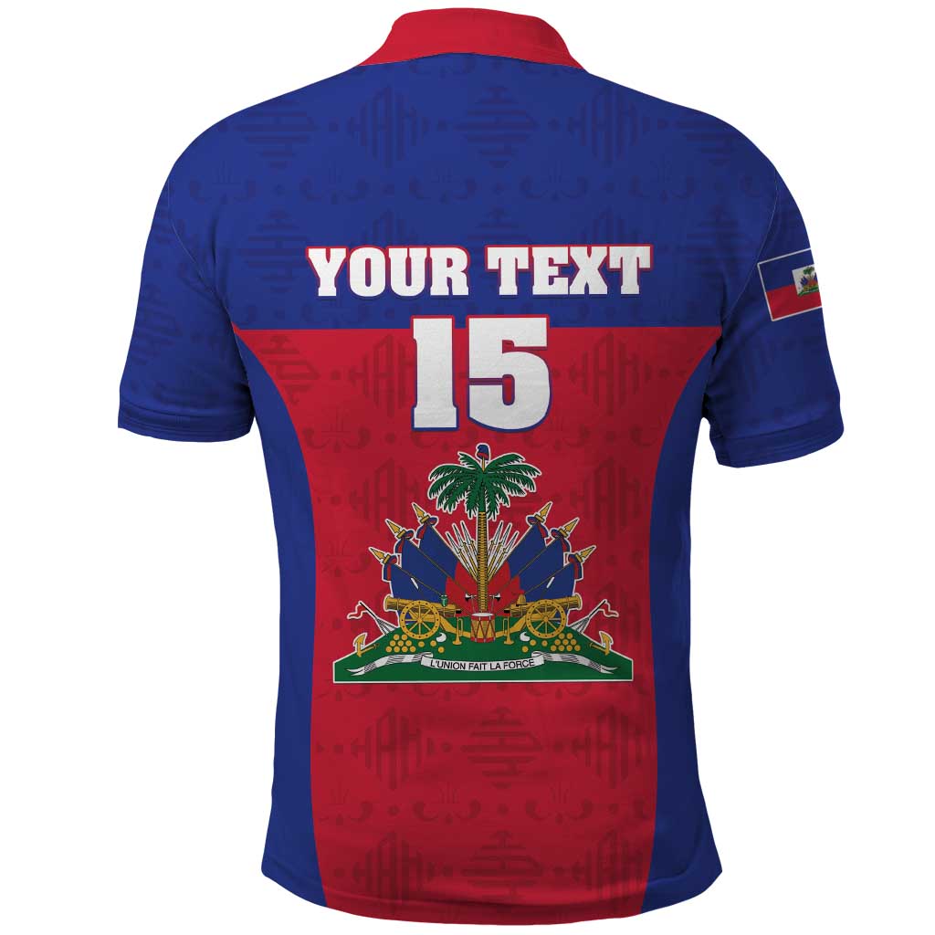Custom Haiti Football Polo Shirt Les Grenadiers 2026 Back to the World Cup - Wonder Print Shop
