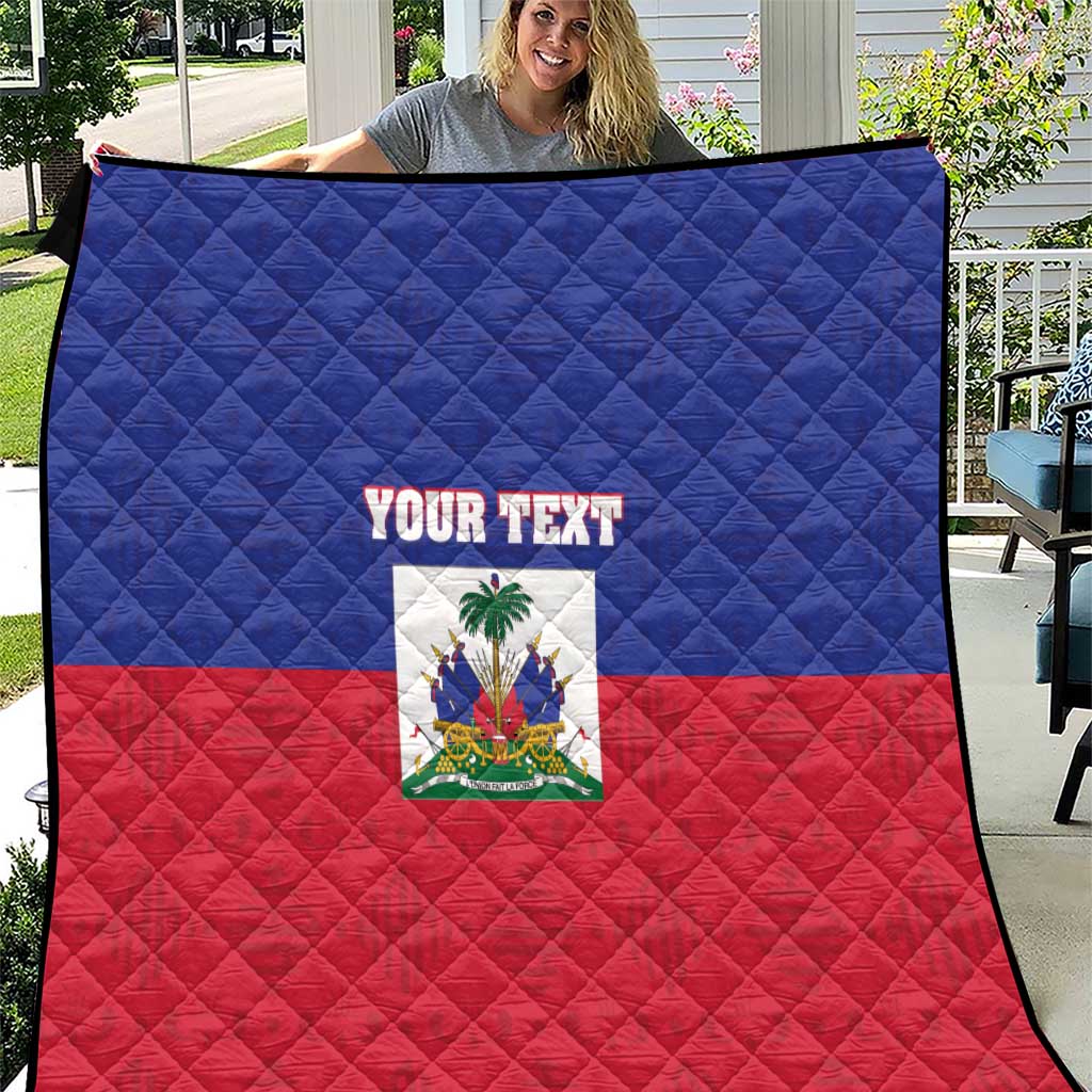 Custom Haiti Football Quilt Les Grenadiers 2026 Back to the World Cup - Wonder Print Shop