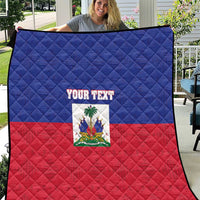 Custom Haiti Football Quilt Les Grenadiers 2026 Back to the World Cup - Wonder Print Shop