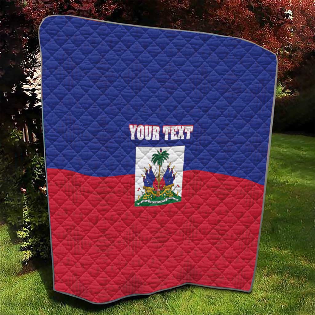 Custom Haiti Football Quilt Les Grenadiers 2026 Back to the World Cup - Wonder Print Shop