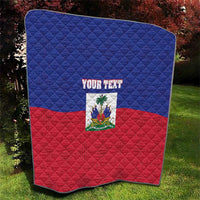 Custom Haiti Football Quilt Les Grenadiers 2026 Back to the World Cup - Wonder Print Shop