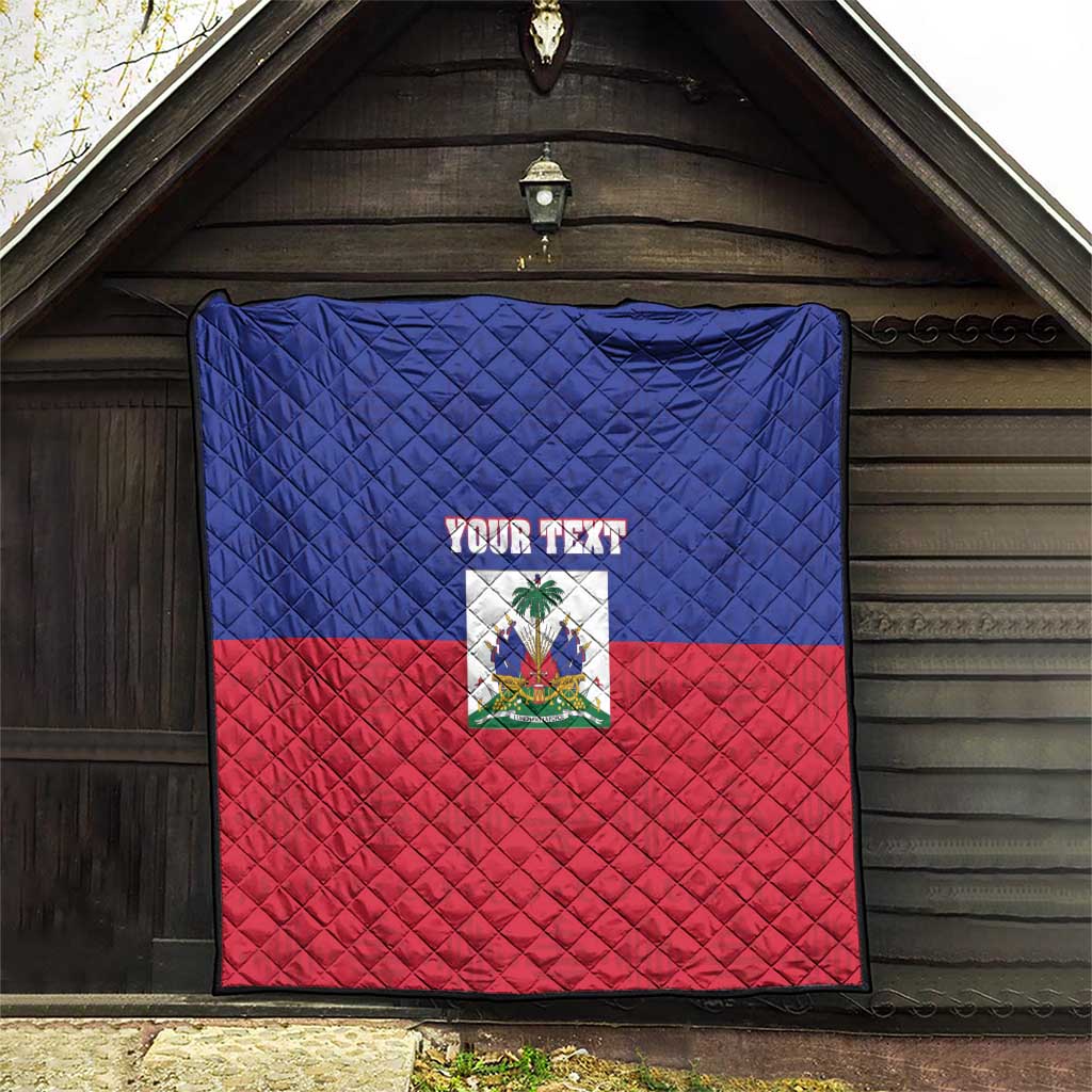 Custom Haiti Football Quilt Les Grenadiers 2026 Back to the World Cup - Wonder Print Shop