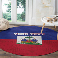 Custom Haiti Football Round Carpet Les Grenadiers 2026 Back to the World Cup - Wonder Print Shop