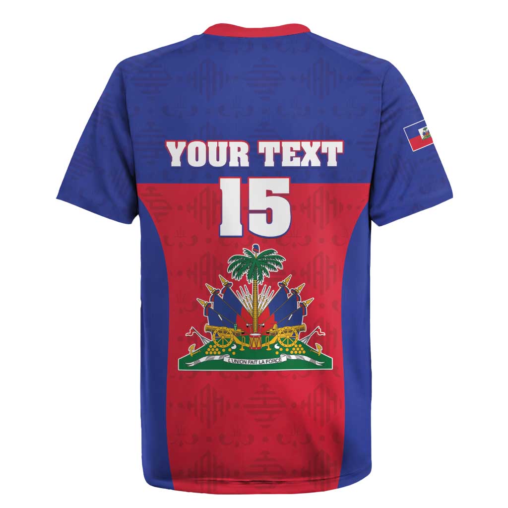 Custom Haiti Football Rugby Jersey Les Grenadiers 2026 Back to the World Cup - Wonder Print Shop