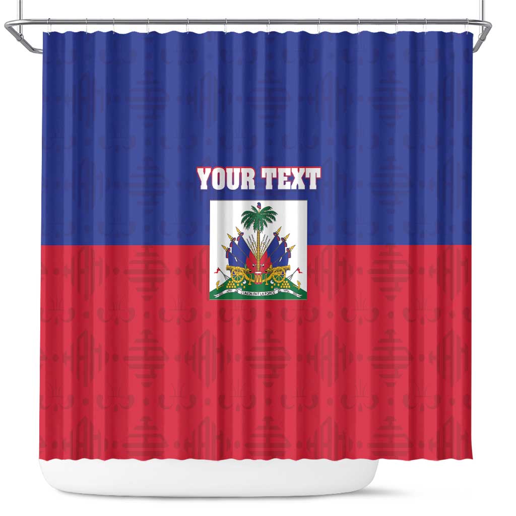 Custom Haiti Football Shower Curtain Les Grenadiers 2026 Back to the World Cup - Wonder Print Shop