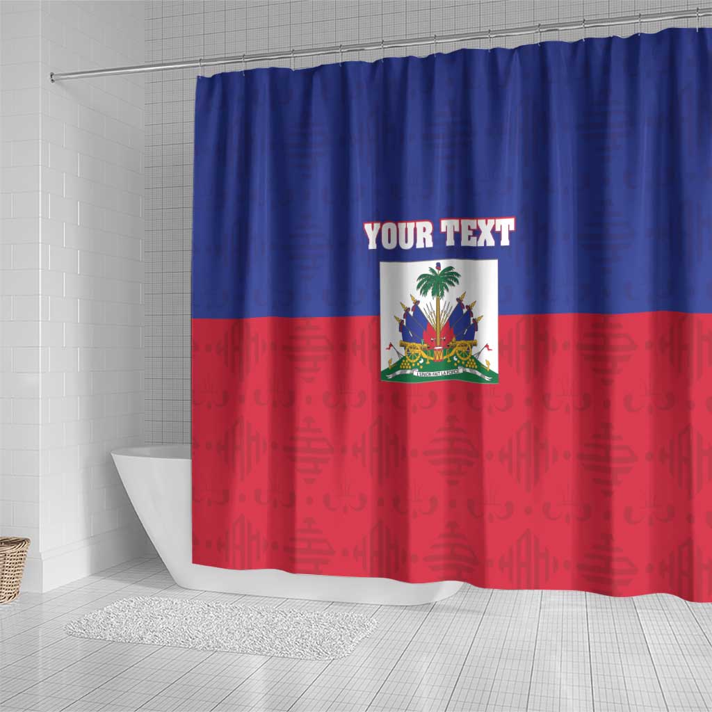 Custom Haiti Football Shower Curtain Les Grenadiers 2026 Back to the World Cup - Wonder Print Shop