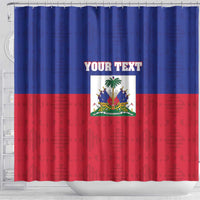 Custom Haiti Football Shower Curtain Les Grenadiers 2026 Back to the World Cup - Wonder Print Shop