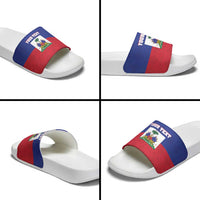 Custom Haiti Football Slide Sandals Les Grenadiers 2026 Back to the World Cup - Wonder Print Shop