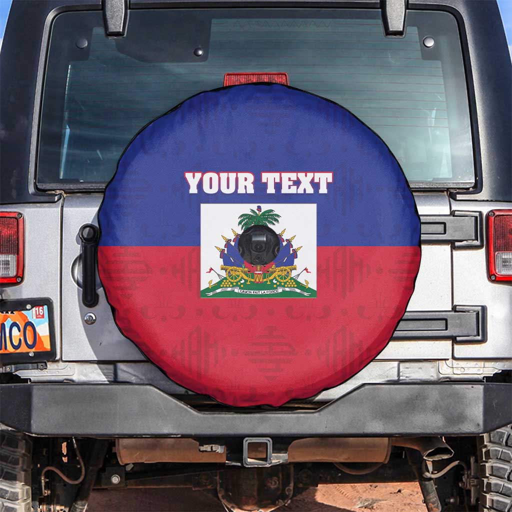 Custom Haiti Football Spare Tire Cover Les Grenadiers 2026 Back to the World Cup - Wonder Print Shop